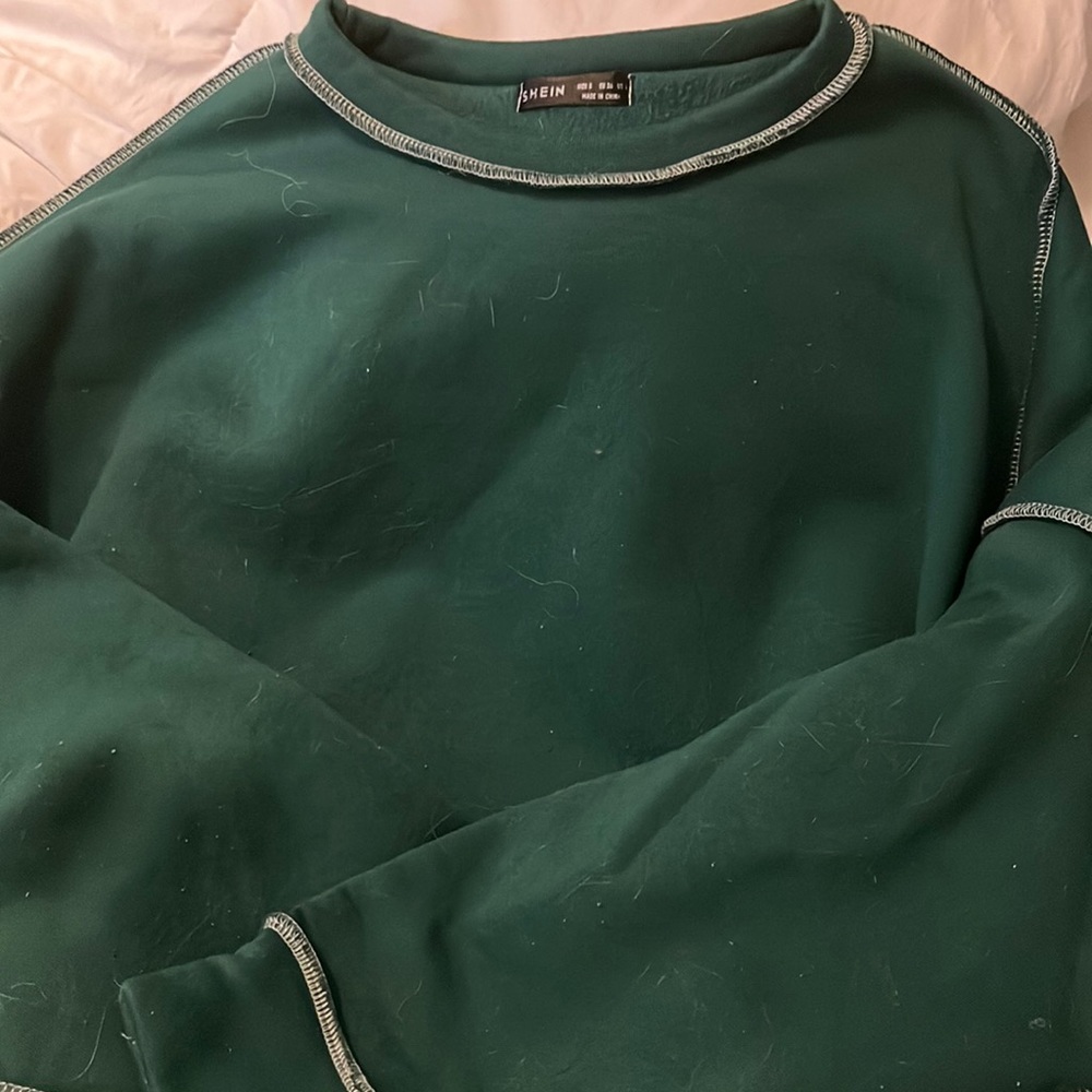 Stitch detail crew neck